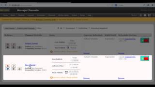 Onelan Cms Tutorial - 11 Channeloverview