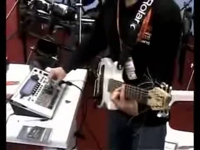 Rare Roland GC-10 Demonstration with VG-99 Trade Show - in Italian