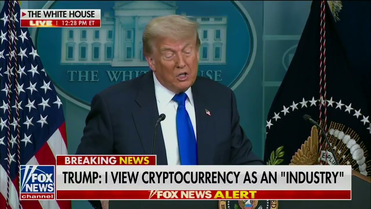President Trump says Bitcoin takes "a lot pressure off the dollar" and it's a "great thing"