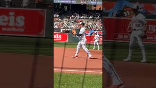 Pete Alonso hopping like a bunny