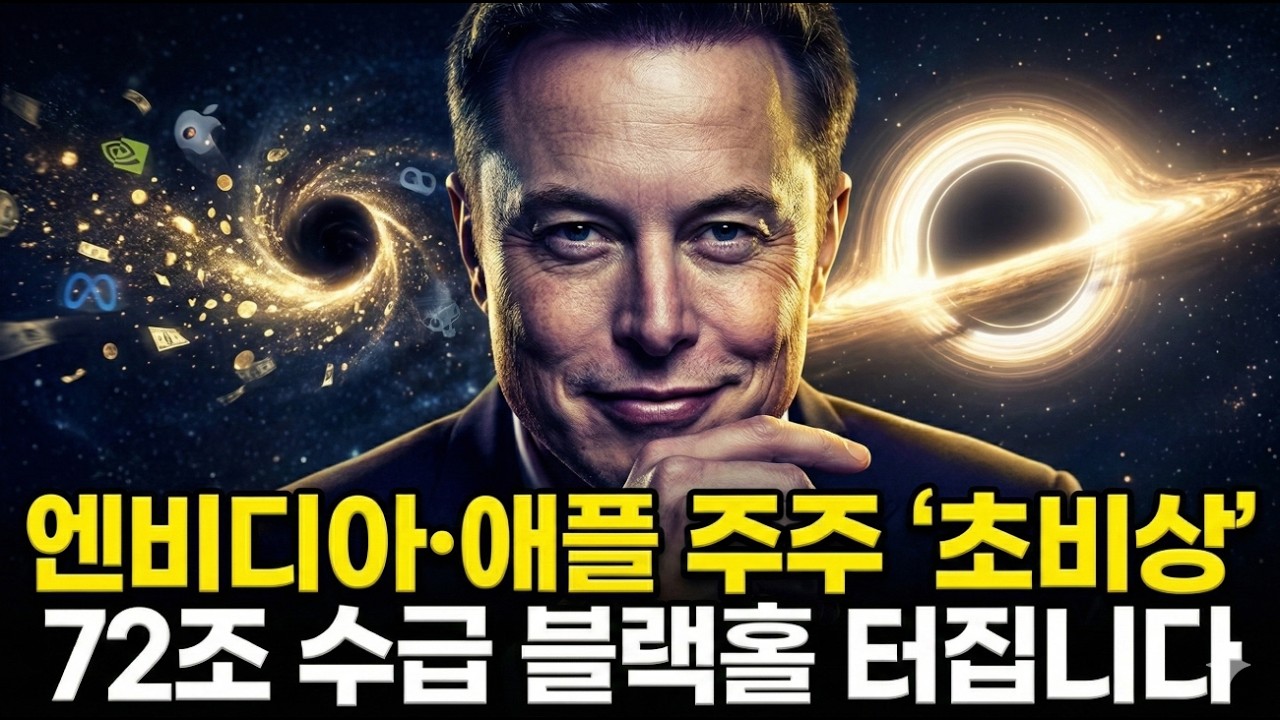 엔비디아·애플 '72조 수급 블랙홀' 터진다... 스페이스X 상장 '초비상' 사태