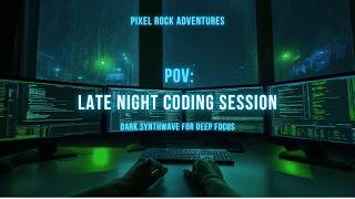 Celebrity POV  Late Night Coding Session — Dark Synthwave BGM for Deep Focus & Flow State Wealth