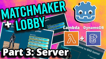 Finishing the Matchmaker + Lobby with AWS Lambda & Godot 4