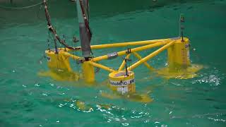 Tri-Floater Wave Basin Tests