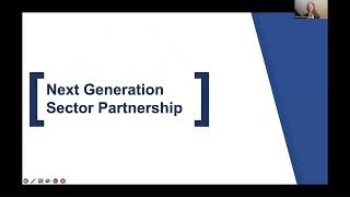 The Approach to Next Generation Sector Partnerships