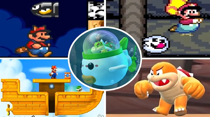 Evolution of - Airship Level in Super Mario 2D Jump'n'Runs