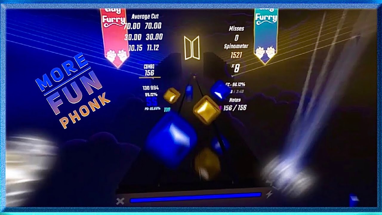 Playing one of my favorite songs in Beat Saber YouTube