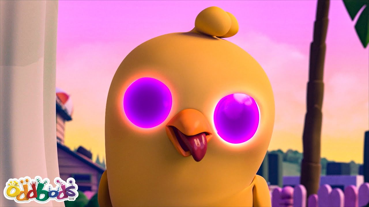 Crazy Alien Baby Chickie | ODDBODS | Creative Kids Club | Moonbug Kids Art