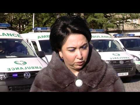 სამედიცინო ავტომობილების გადაცემა სამეგრელო ზემო სვანეთის რეგიონისთვის