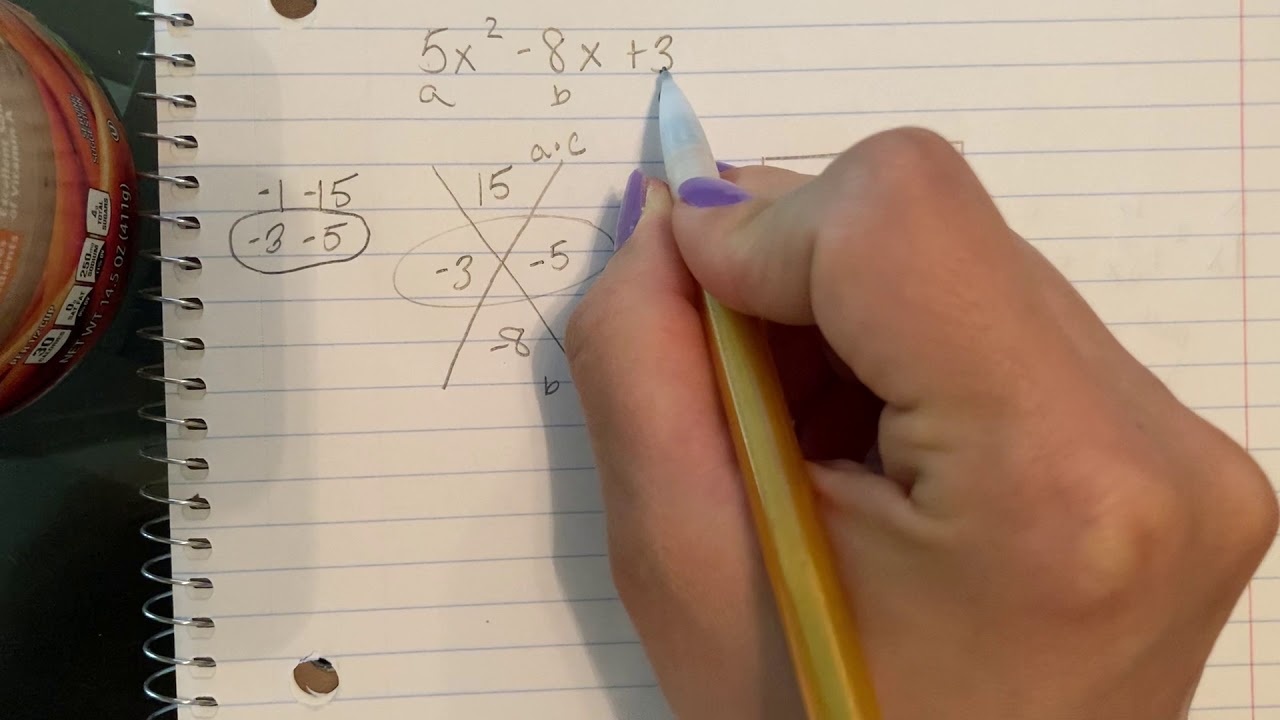 KC1 Factor Trinomials Level 2 YouTube KC1 Factor Trinomials Level 2 YouTube