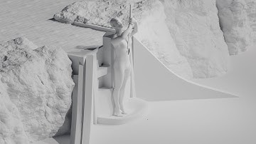 Environment Blockout Workflow | 3D Level Design Timelapse