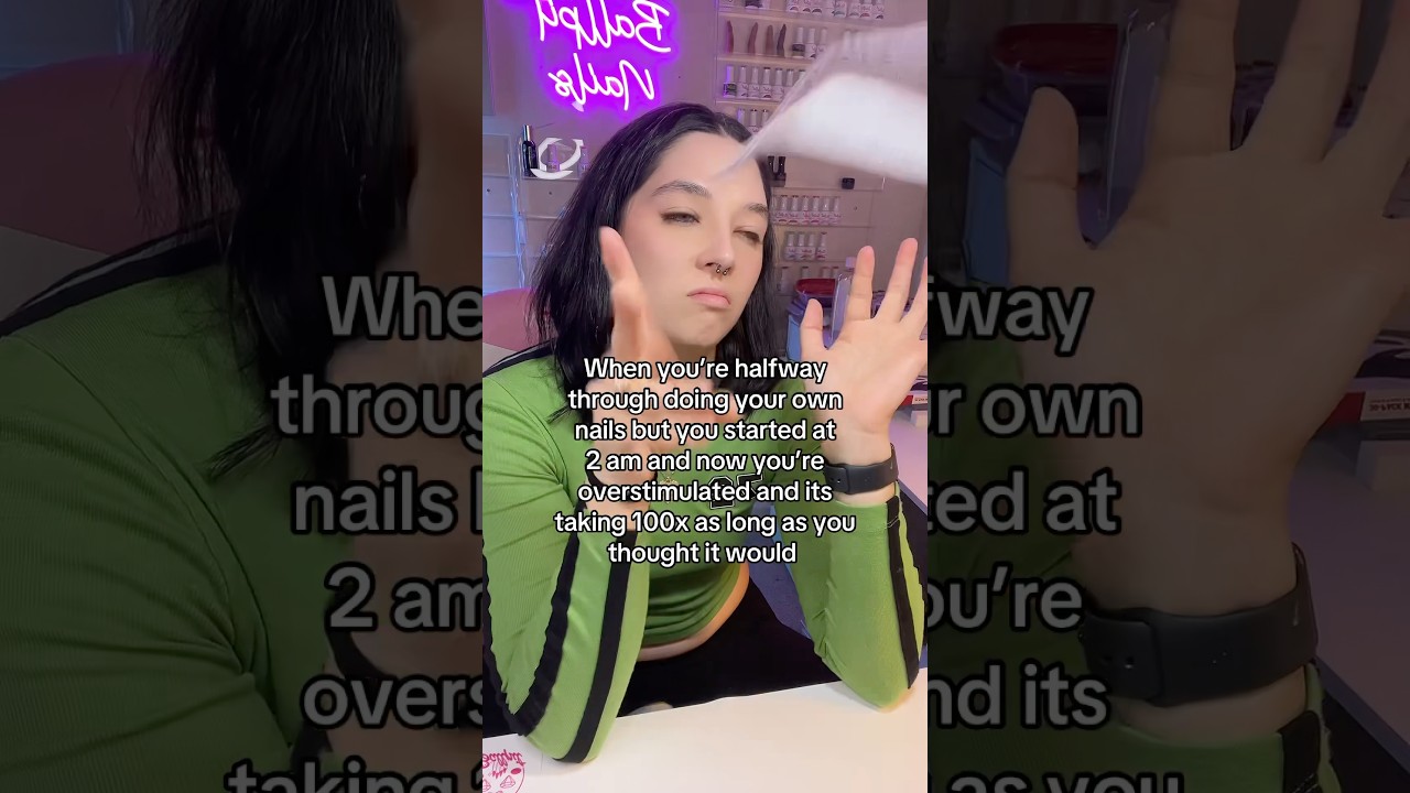 a nail tech’s worst nightmare 🥲 