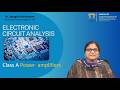 Class A power amplifiers by Dr. V Krishnasree