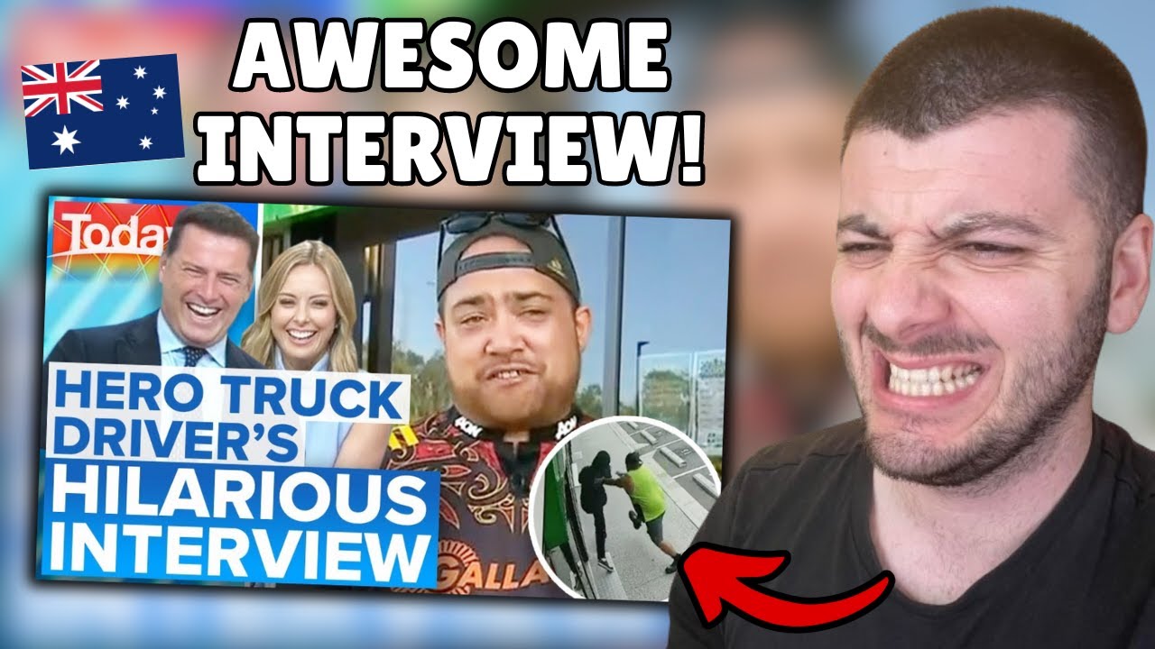 Reaction to hero truck driver has hosts in stitches today show