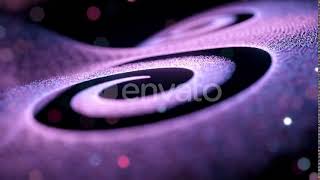 Purple glowing particles, abstract background. | Motion Graphics - Envato elements