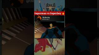Superman vs Superboy 🔥 #shorts #dccomics #animated
