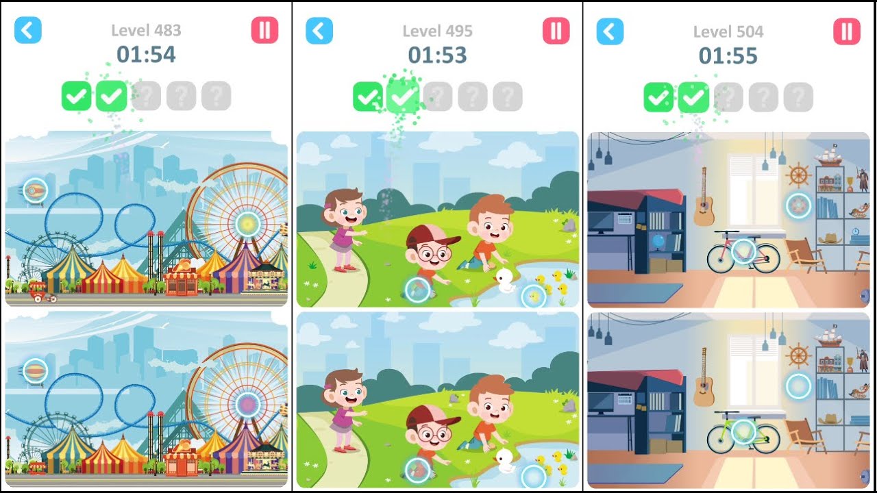 TAP TAP DIFFERENCES Gameplay Walkthrough 481 510 YouTube