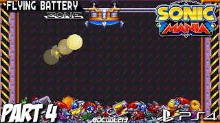 Sonic Mania Gameplay Walkthrough Part 4 - Flying Battery Zone - PS4 Lets Play