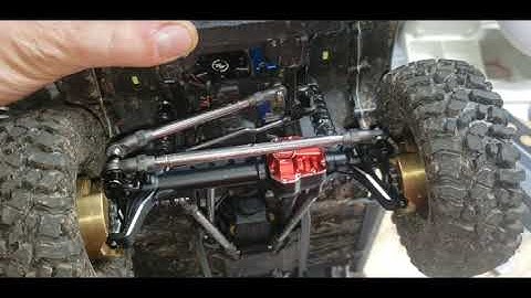 Treal Hobby SCX10 iii aluminum axle and low speed control