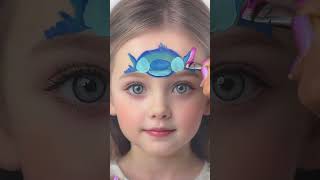 Stitch Face Paint Tutorial - Lilo & Stitch #facepaintingtutorial #facepaintingideas #liloandstitch