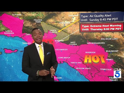 Extreme heat, wildfire smoke grip Southern California