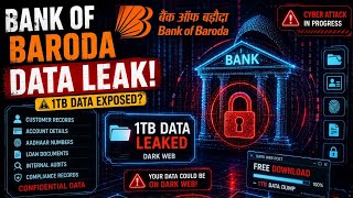 Bank of Baroda 1TB Data Leak Claim! 🚨 Real Threat or Scam? | The Cyber Guide