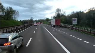 POV DAF XF_italian Autobahn  towards Sordio on A22_A4_A35_A58