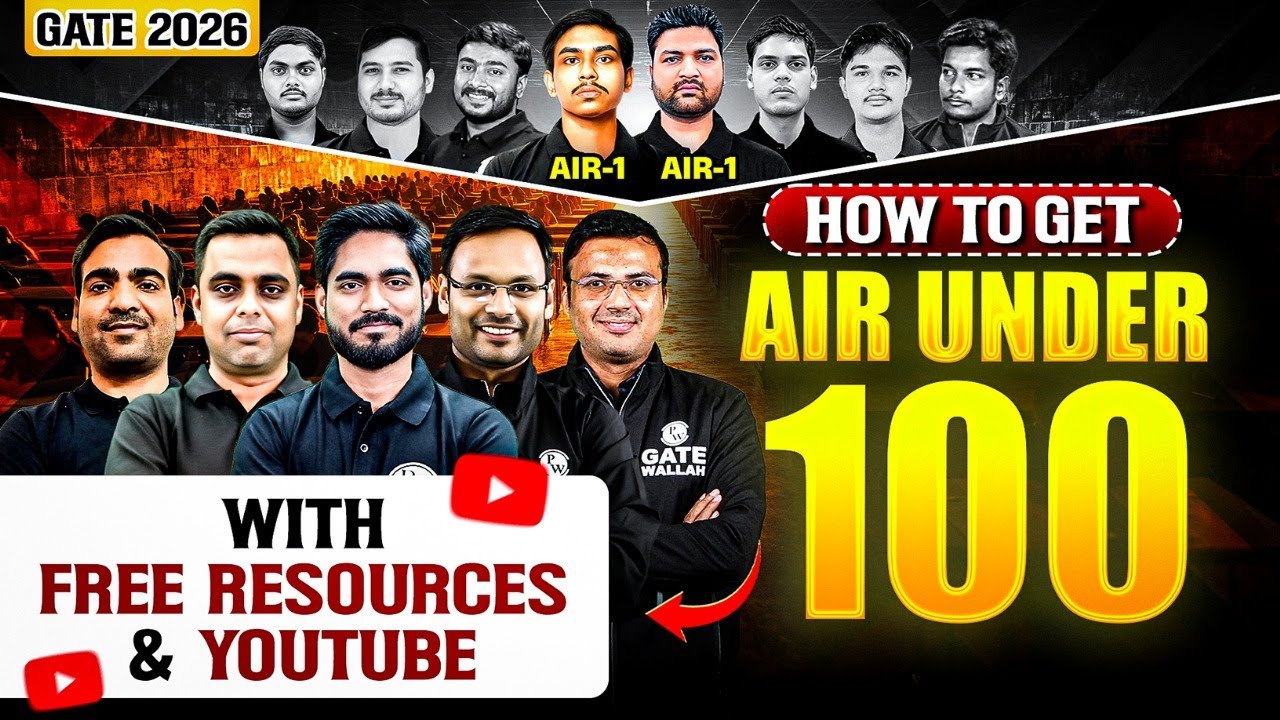 GATE 2026 Preparation : How to Get Under 100 Rank In GATE | GATE 2026 ...