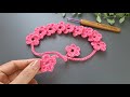 So pretty  diy crochet flower headband