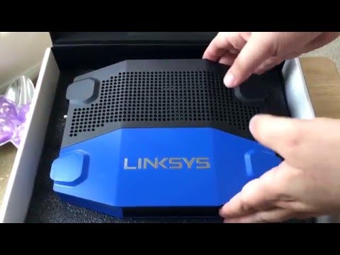 Linksys WRT1900ACS 802.11ac Dual-band WiFi Router Unboxing 5-11-16