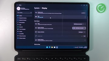HUAWEI MateBook E Windows 11 - How To Change Screen Resolution
