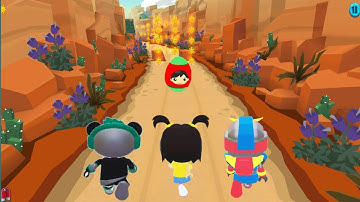 Reverse Run in Tag with Ryan - Emma vs Mecha Robo vs Spy Robo