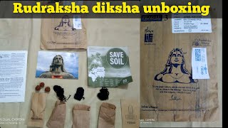 Isha Rudraksha Diksha Unboxing 2022 | Rudraksh Diksha | Sadhguru #adiyogi #ishalife #rudraksha