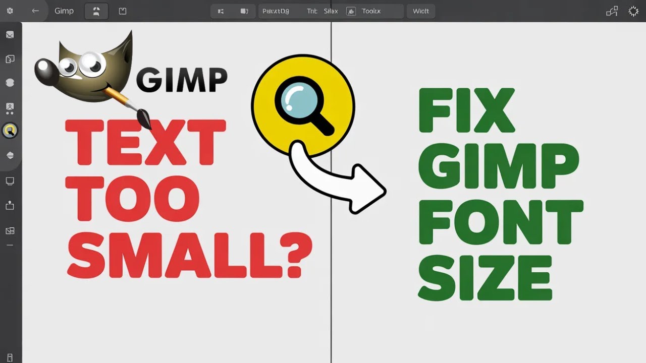 Учебное пособие по масштабированию шрифтов в GIMP для Windows (обновлено для 2026 года)