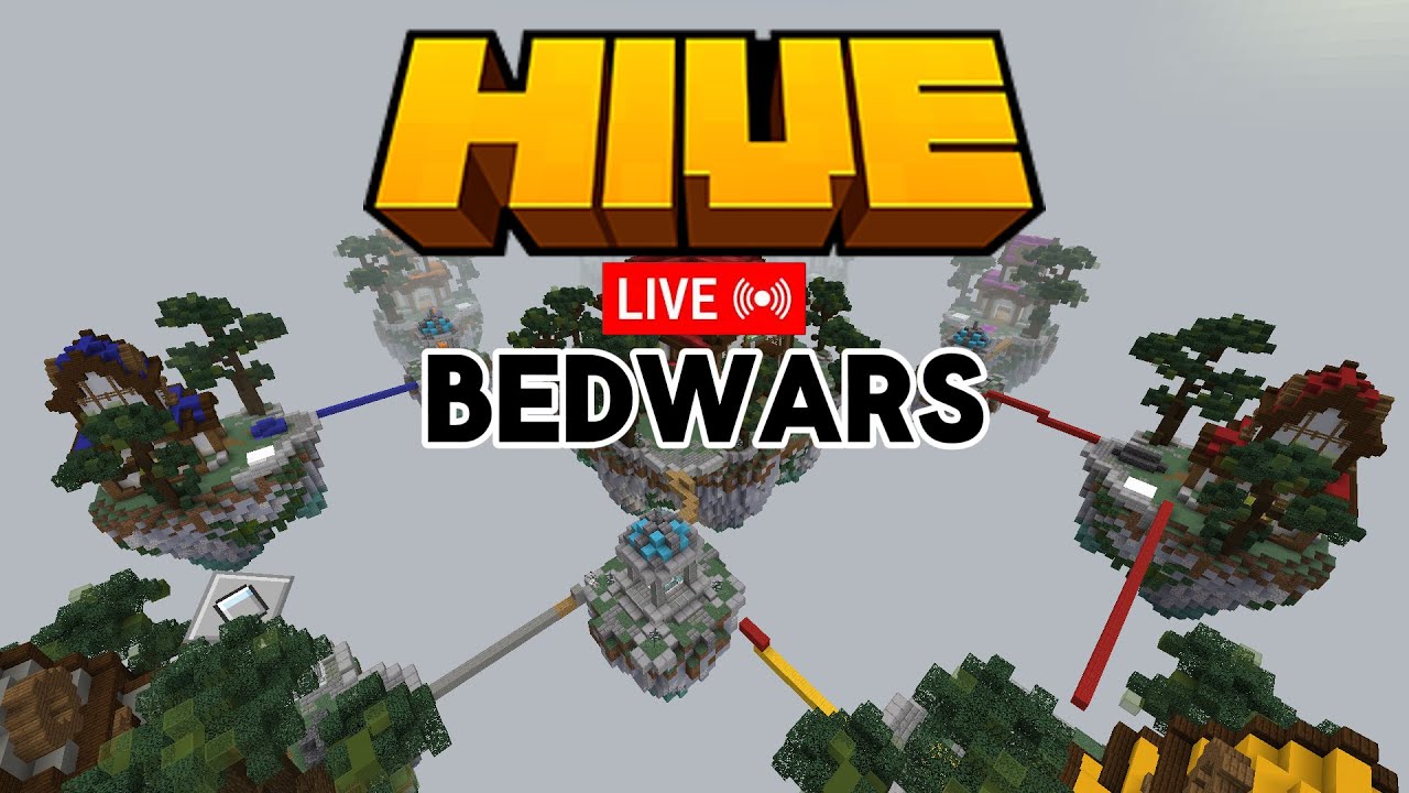 The HIVE Minecraft Bedwars live! - YouTube