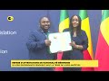 Remise d'attestations de nationalité Béninoise 28 afro-descendants renouent avec la terre de leurs