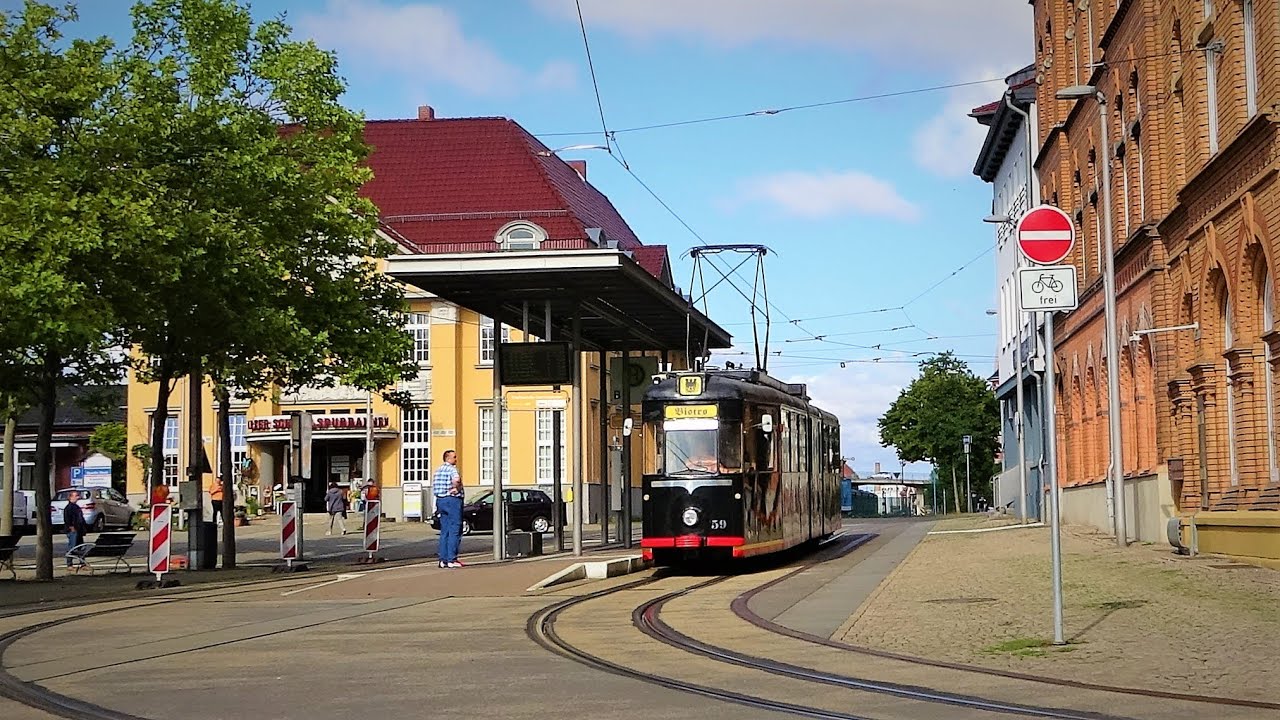 Kurzer Besuch der Straßenbahn in Nordhausen am 24.08.2021