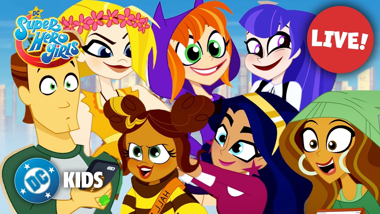 🔴 LIVE! DC Super Hero Girls 🦸 FULL EPISODE MARATHON 📺 All Super Shorts 🌟  | #KidsCartoons @dckids