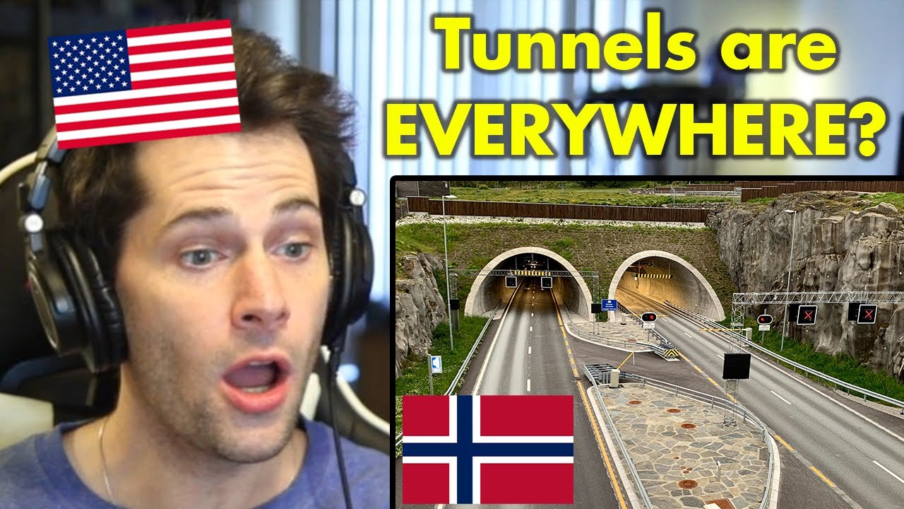American Reacts to Why Norway Has SO MANY Tunnels