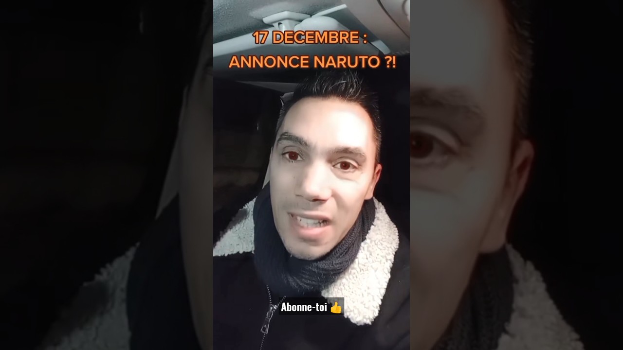 Annonce Naruto 17 Decembre 2022