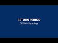 CE 326 - Return Period