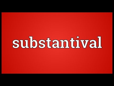 Header of substantival