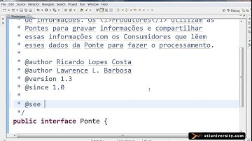 Universidade XTI - Curso Online Java - Aula 101 - Documentação, javadoc e marcas
