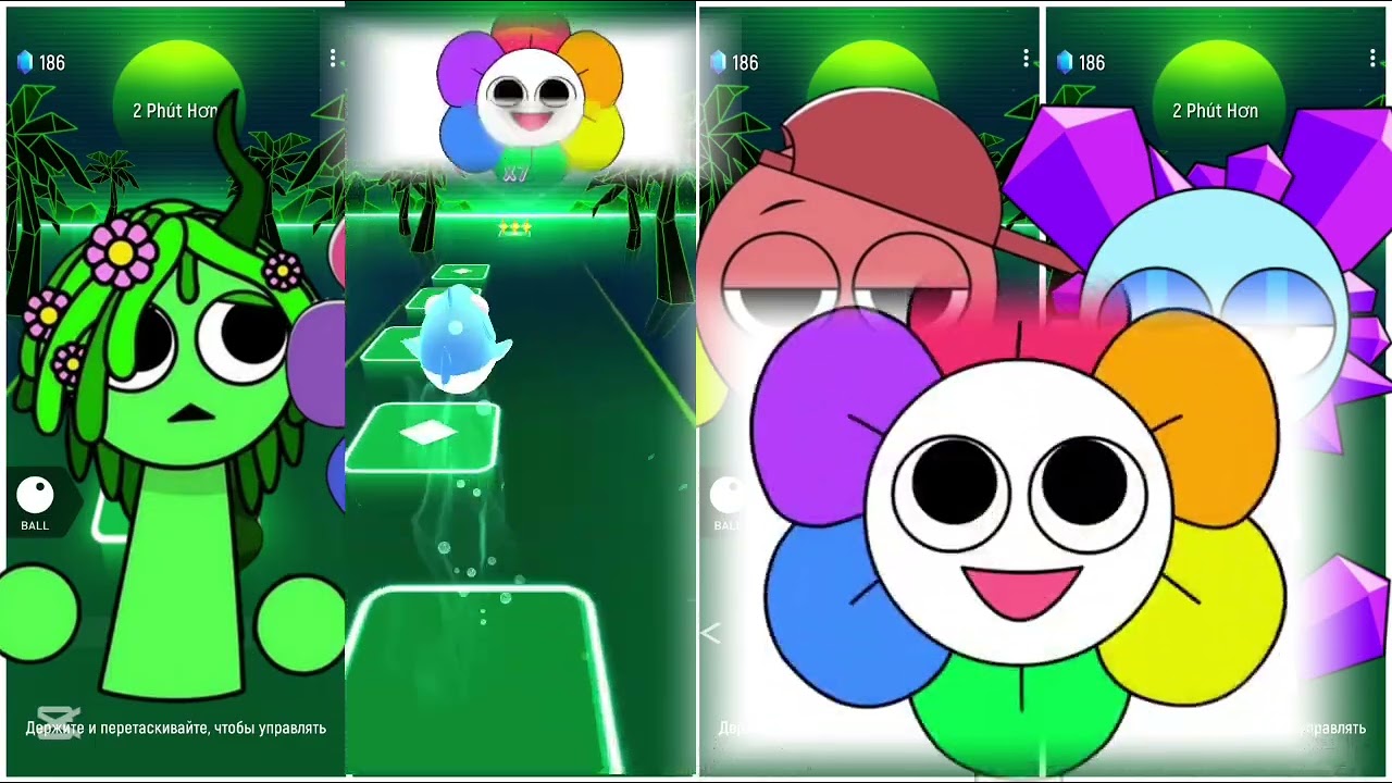 PERFECT TIMING ONLY ⚡ Sprunki Tiles Hop Gameplay!🎮❤️‍🔥