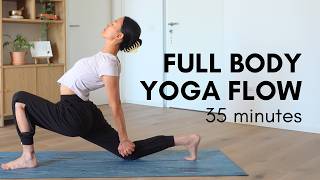 Full Body Yoga Flow - 35 Min | Strength, Stretch & Release (No mid-roll ads)
