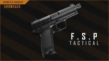 FSP Tactical Animated Handgun - Showcase Demo (Unreal Marketplace Asset)
