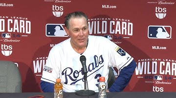 AL WC: Yost on winning AL Wild Card, bullpen success