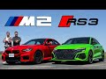 2023 BMW M2 vs Audi RS3 // DRAG RACE + LAP TIMES