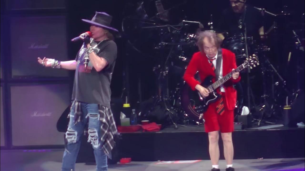 Jet Græsse sjækel AC/DC W/Axl Rose - Thunderstruck (Madison Square Garden,Nyc) 9.14.16 -  YouTube