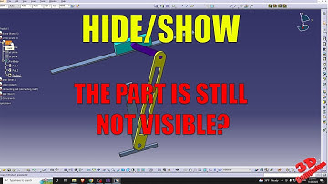 CATIA V5 - Hide/Show - the part is still not visible?
